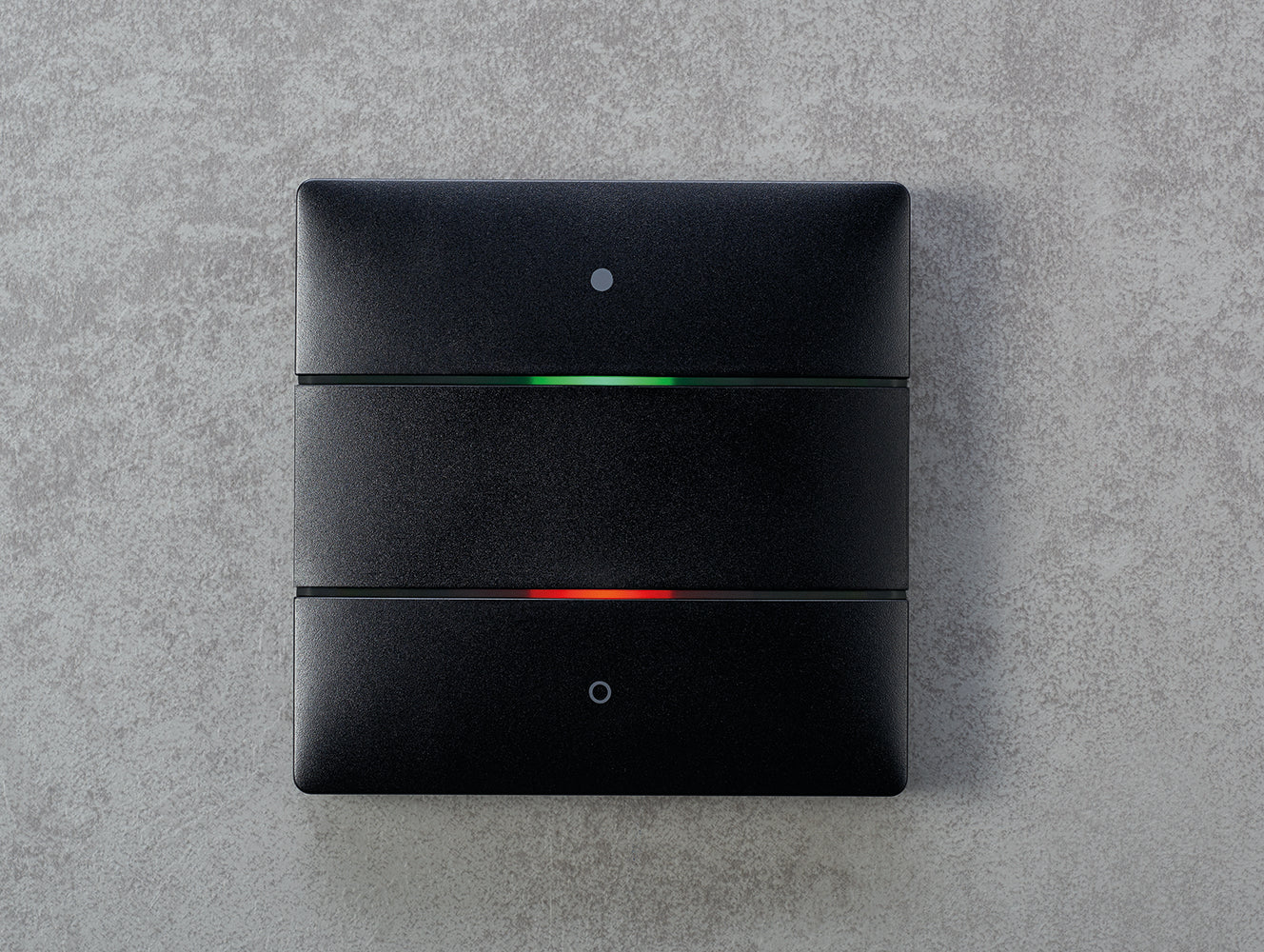 THEBEN KNX-Tastsensor mit 2 Tasten und 2 Status-LEDs, integrierter Temperatursensor, KNX Data Secure, Farbe schwarz THEBEN KNX-Tastsensor mit 2 Tasten und 2 Status-LEDs, integrierter Temperatursensor, KNX Data Secure, Farbe schwarz